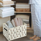 Greyhound Gifts Storage Bins & Boxes with Handles, Dog Foldable Basket for Organizing Dog Lovers Owners, Greyhound Christmas Storage Laundry Hampers for Bedroom Bathroom Clothes Toys Books