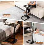 facka Adjustable Height TV Tray Table for Couch Eating, Laptop Small Spaces