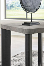 GTU Furniture Contemporary MDF Square 3-Piece Coffee Table Set, Cocktail Table with 2 Matching End Tables, Two-Tone Gray Finish for Living Room