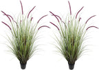 Artificial Plant 47in(2pack) Tall Artificial Grass Plant,Faux Plants Indoor Home Decorative Artificial Plants & Flowers in Pot Fake Plant, House Plant Indoor