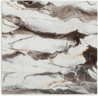 Roundhill Furniture Cavira Modern Faux Marble Counter Height Dining Table