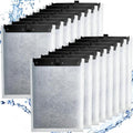 driamor 16 Pack Large Filter Cartridges Compatible with Whisper Filters 20i/40i IQ20/30/45/60 PF20/30/40/60, Aquarium Filter Cartridge Replacement Assembled Compatible with ReptoFilter
