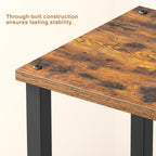 TUTOTAK End Table with Charging Station, Side Table Set of 2, Nightstand