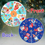 15 Inch Mini Summer Tree Skirt 4th of July Patriotics Tree Skirt Double Sided Print Mat Independence Day Holiday Party Supplies Home Tabletop Christmas Tree Decoration