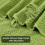 Extra Large Bath Towels Set 35x70 Inches - Olive Green Luxury 600 GSM Oversized Bath Sheet Towel,Ultra Soft Microfiber - Quick Dry,Highly Absorbent Shower Towels Spa Hotel Bathroom Towel Set (4-Pack)