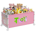 JBBTOOL Large Toy Box, Toy Storage Organizer for Kids, Toy Chest for Toddlers with 360° Wheels, Toybox for Living Room, Oxford Cloth Toy Box for Boys, Girls, Stuffed Animals, Clothes
