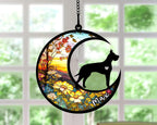 Personalized Dog Memorial, Custom Name Great Dane Dog Christmas Ornament with Name, Custom Breeds, Pet Loss Light Catcher, Gifts for Lovers Loss of Pet Sympathy on Mothers Day Christmas