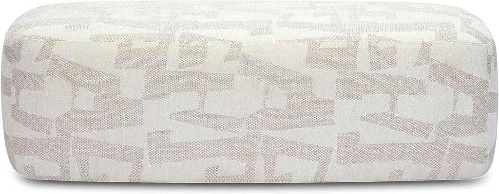 Tov Furniture Graceland 54" Cream Performance Jacquard Bench