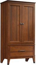 Sauder Carson Forge Armoire, Washington Cherry finish