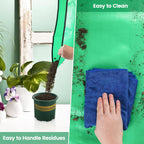 Extra Large Waterproof Potting Mat for Indoor Plant Transplanting and Mess Control, Table Top Potting Tray Repotting Mat Birthday Gifts for Plant Lovers Gardening Gifts for Women