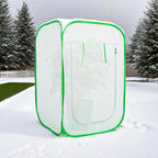 24 x 24 x 36 Inch Pop Up Winter Frost Plant Cover, Gardening Plants Freeze Protection Tent, Warm Plant Protector Enclosure for Snow Frost Protection Indoor & Outdoor