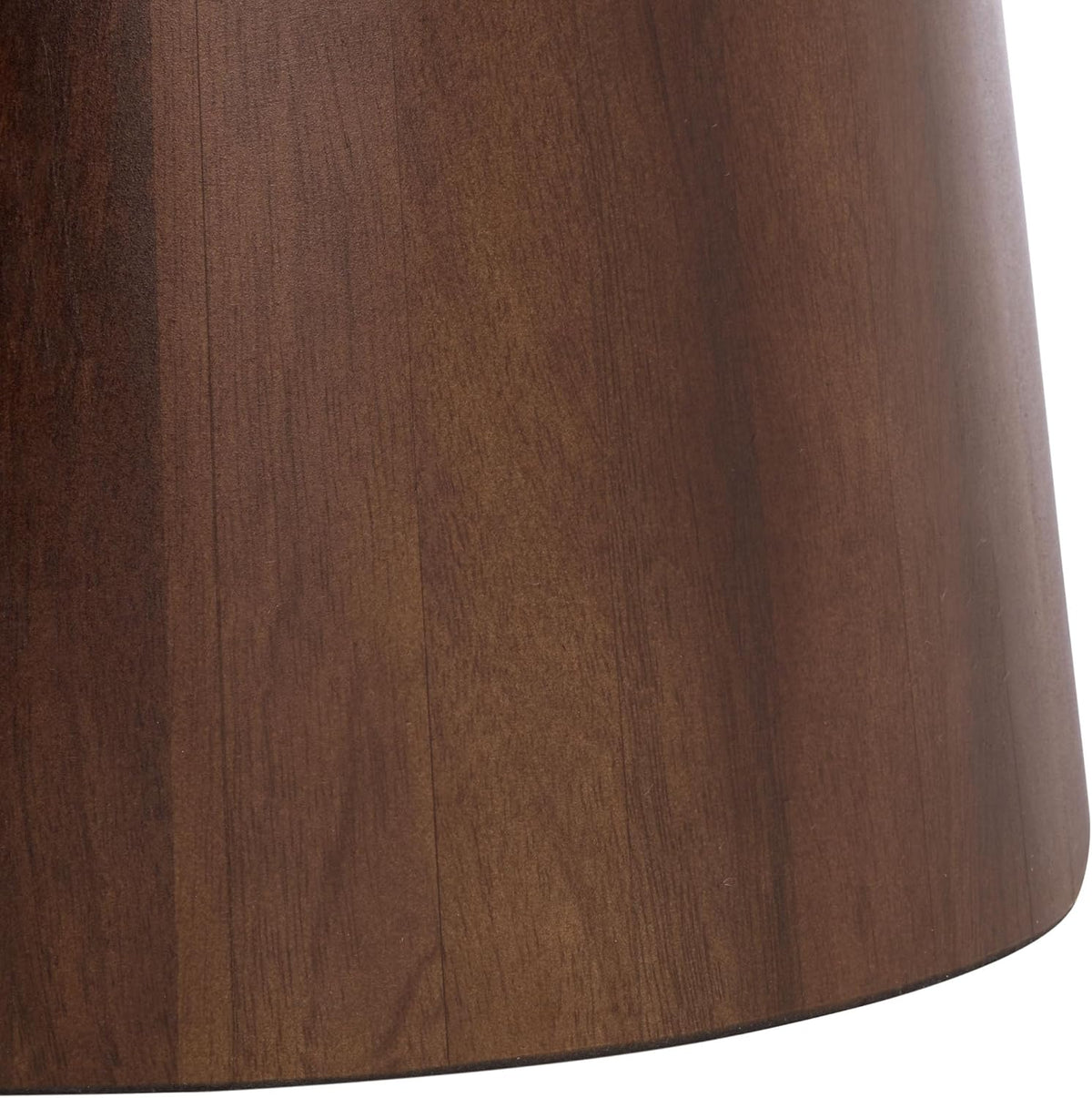 SAFAVIEH Home Collection - Zenon Dark Brown Solid Wood Accent Table with Open Circle Detail, Sculptural Modern Side Table (ACC3260A)