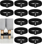 12 Pcs Sectional Sofa Strap for Couches, Heavy Duty Nylon Couch Connectors with Anti-Slip Grip, No Tools Needed to Lock Sliding Sofa Sections & Prevent Gaps
