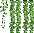 Unilove 84 feet 12 Pack Fake Vines Artificial Ivy Leaves Plants Hanging Greenery Plant Garland for Bedroom Office Wall Decor Indoor Outdoors (84Ft Ivy Leaves)