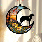 Personalized Dog Memorial, Custom Name Beauceron Dog Christmas Ornament with Name, Custom Breeds, Pet Loss Light Catcher, Gifts for Lovers Loss of Pet Sympathy on Mothers Day Christmas