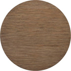Lexicon Modern Round End Table, 20 Inch Dia. Wood Living Room Side Table, Walnut Veneer, Sturdy Geometric Wood Base, for Living Room/Lounge/Office/Waiting Area, Easy Assembly, Light Brown