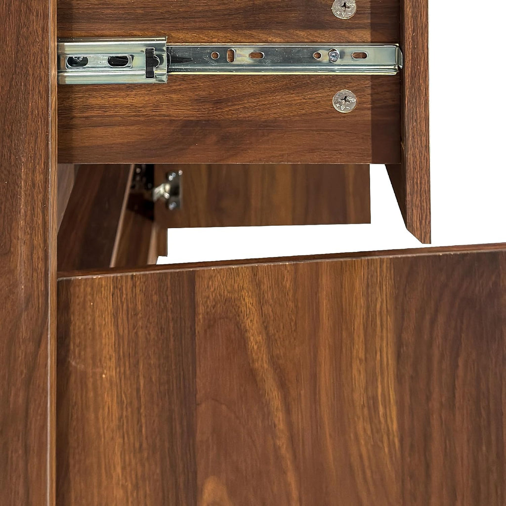 KEIKI 70.87" H Tall Kitchen Pantry Wine Bar Storage Cabinet with Countertop, Wine Rack, Glass Holder, Drawers, Wood Freestanding Hutch Food Pantries Cupboard for Coffee, Dining Living Room