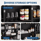 IDEALHOUSE Farmhouse Kitchen Pantry Cabinet - 72" Tall Large Wood Kitchen Storage Cabinets with Adjustable Shelves & 2 Barn Doors & 3 Drawer, Versatile Storage for Dining Room, Bathroom, Living Room