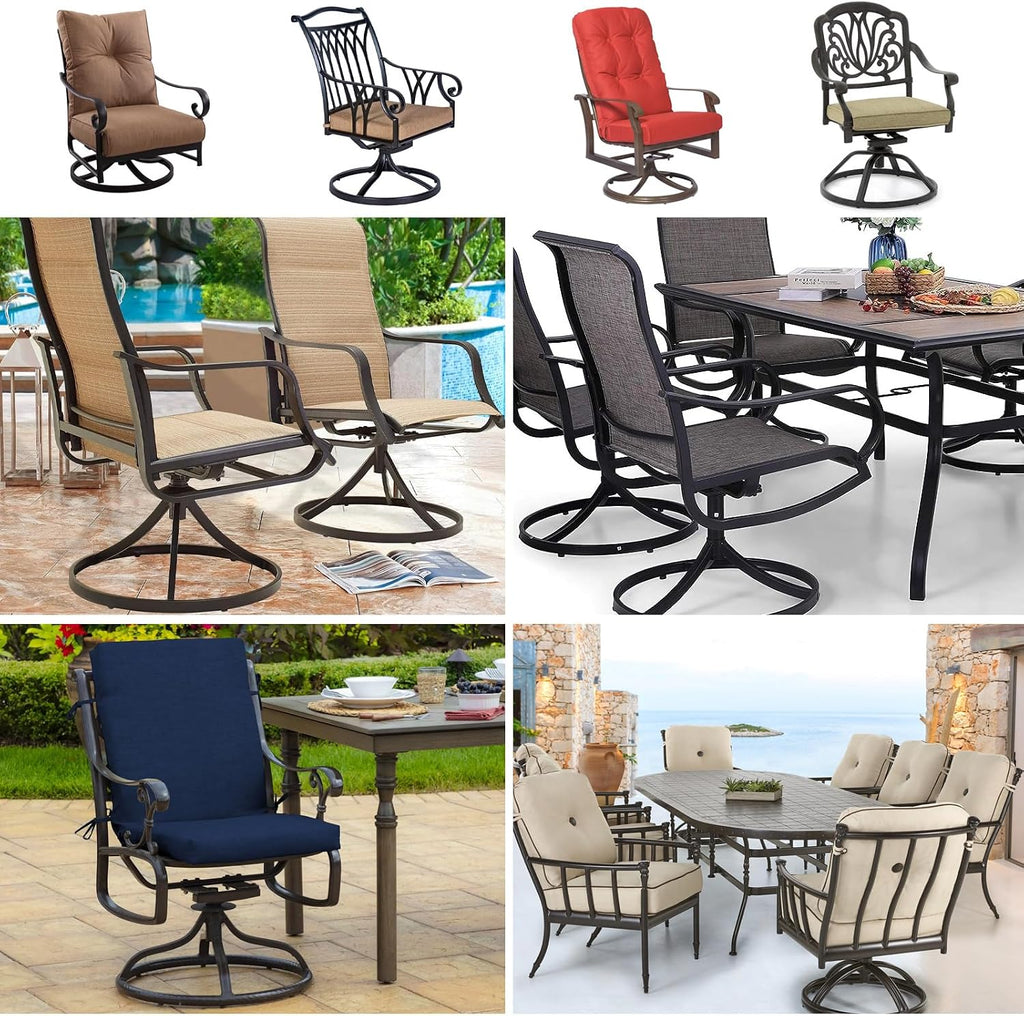 10 Pack Patio Chair Spring Plates Replacement Parts,Swivel Rocking Chair Spring Plates, Fiberglass Rocking Plate Replacement Parts for Universal Outdoor Furniture Repair Replacement, 5 x 2.5 x 0.2 In