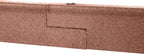 Playsafer Rubber Playground Border Edging Kit, 6' Flexible Heavy Duty Rubber Interlocking Playground Timber, No Dig Easy to Install (Neutral Brown, 24 Pack)