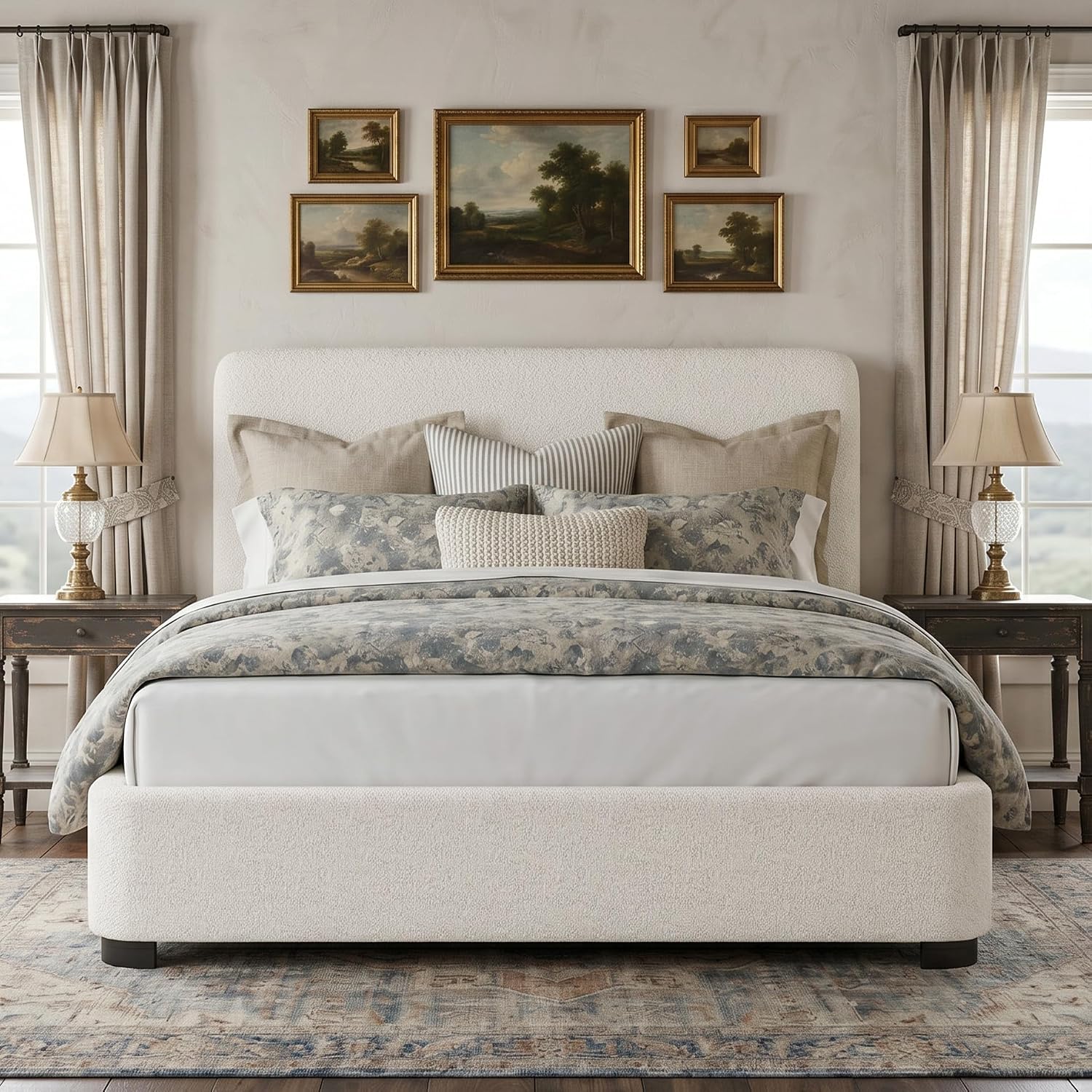 Signature Design by Ashley Brandinlane King Upholstered Bed Frame