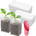Plant Nursery Bags, Non-Woven Biodegradable Plant Grow Bags Fabric Seedling Starter Bags for Vegetable Flower Fruit Saplings Tree, Home Garden Supply (5.52"x7.48"/Pack of 200)