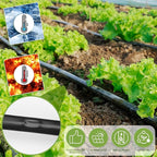250 ft 5/8 Inch Drip Tape Irrigation Kit Drip Tape 8 Mil 8" Spacing Hose Garden Watering Tubing System Automatic Irrigation Equipment for Plant, Landscape, Yard, Lawn and Farm