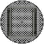 Flash Furniture 4 ft Plastic Round Folding Table, Dark Gray | Durable Construction, Commercial Use