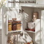 72.2" Tall Kitchen Pantry Cabinet with Doors, Farmhouse Storage Cabinet with Charging Station & LED Light, Drawer, Adjustable Shelves and Pull-Out Shelves, White Wood Pantry Cupboard for Dining Room