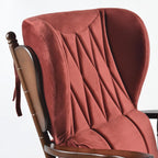 Comfort Deluxe Glider Chair and Ottoman Set (Burgundy), Large