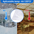 DGSL 6 Pcs Polycarbonate Greenhouse Panels, 4' x 2' x 0.16'' Twin-Wall Panels, Polycarbonate Sheet for All Weather Outdoor Garden and Greenhouse Covering