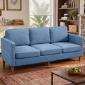 80" Chenille Sofa Mid Century Modern 3 Seater Couch for Living Room Office