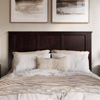 AFI, Madison Queen Solid Wood Panel Headboard, Espresso