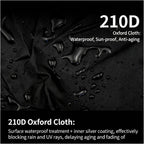 Heavy-Duty 210D Oxford Swing Cover-Waterproof UV-Resistant and Windproof Hammock with Drawstring(Double(200cm*230cm))