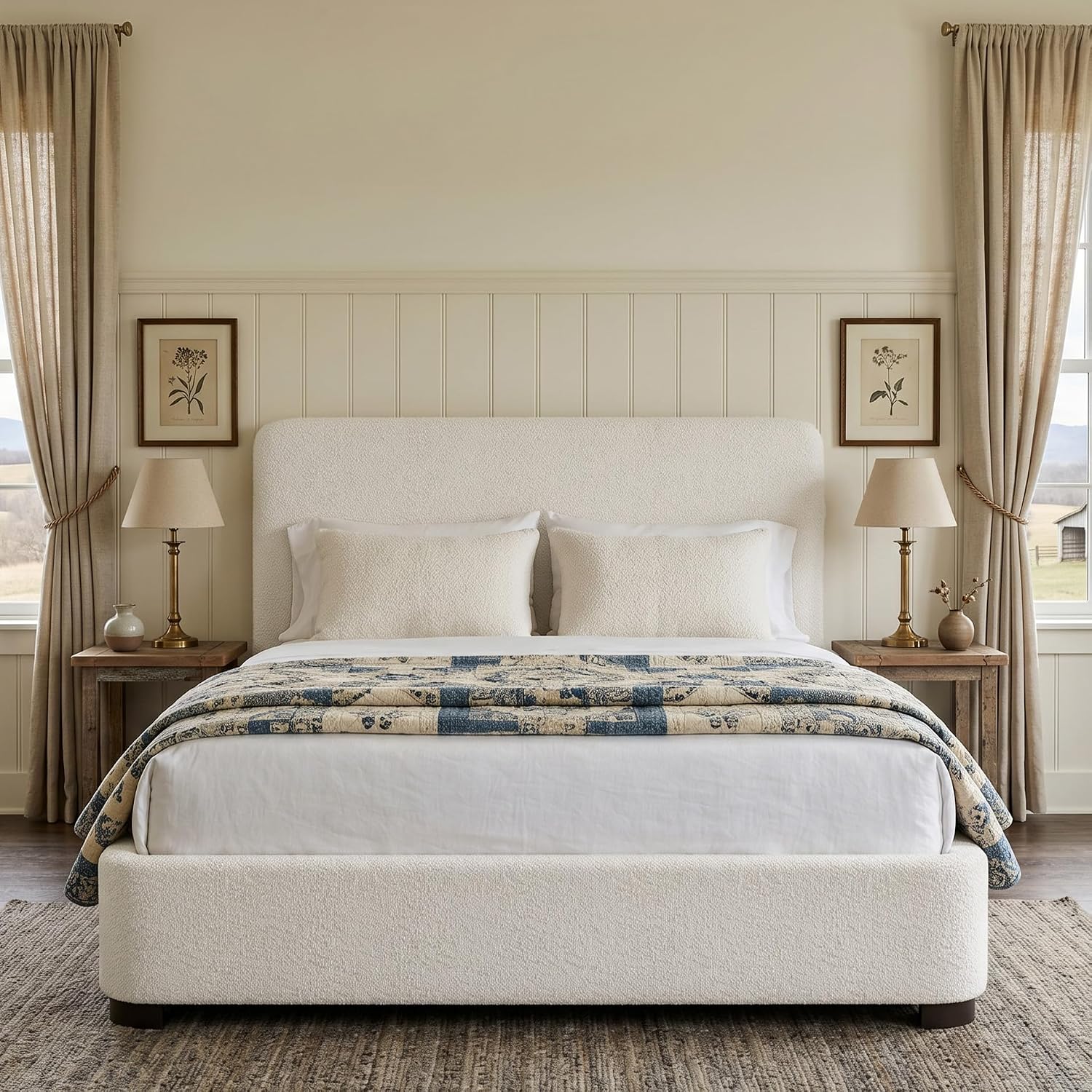 Signature Design by Ashley Brandinlane King Upholstered Bed Frame