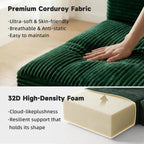 Bashaw 108" Cloud Sectional Couches Sofa with Chaise, Modular L-Shape Couch Deep Seat Memory Foam Compressed Sofa for Living Room