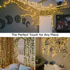 suddus Vine Lights for Bedroom 200 LED Ivy Curtain Lights Remote6.5x6.5ft | Ivy Curtain Lights, Remote Control, Indoor Outdoor Decor, For Bedroom Dorm Wedding Party Wall