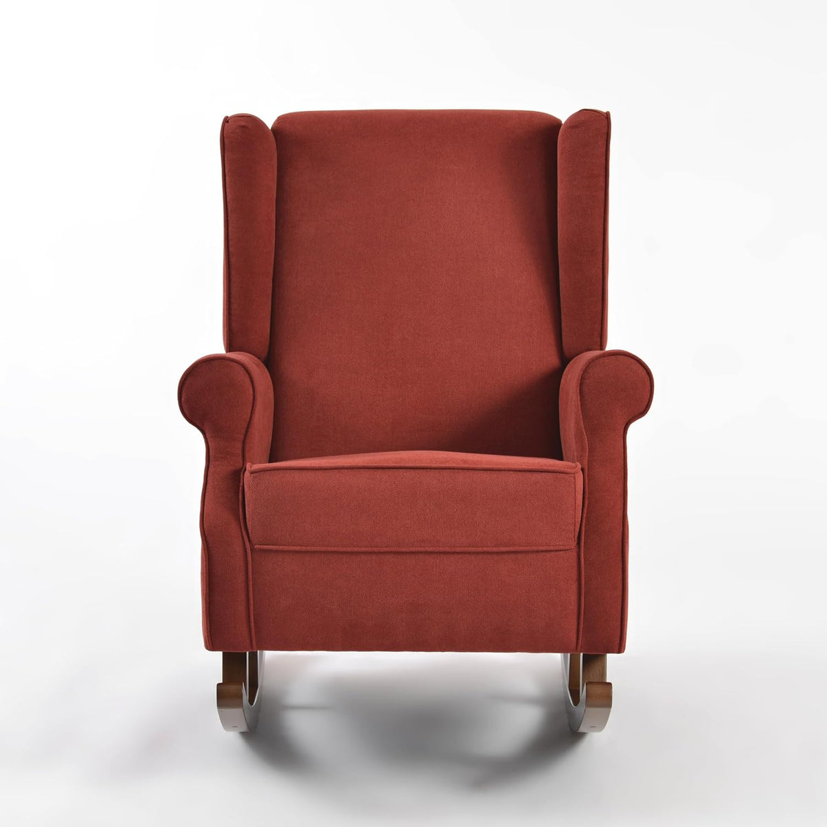 Haven Upholstered Rocking Chair (Burgundy)