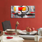 Abstract Paintings Canvas Wall Art - Art Pictures for Wall in Living Room - Modern Wall Art Bedroom Aesthetic Size 20" x 40"