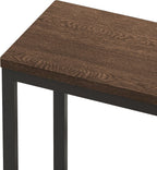 Bar Table and Chairs Set, 60.24” Long Pub Table with 3 Stools, High Top Desk Kitchen Dining Desk, 4-Piece Breakfast Table Set for Living Room Apartment Small Space (Dark Brown)