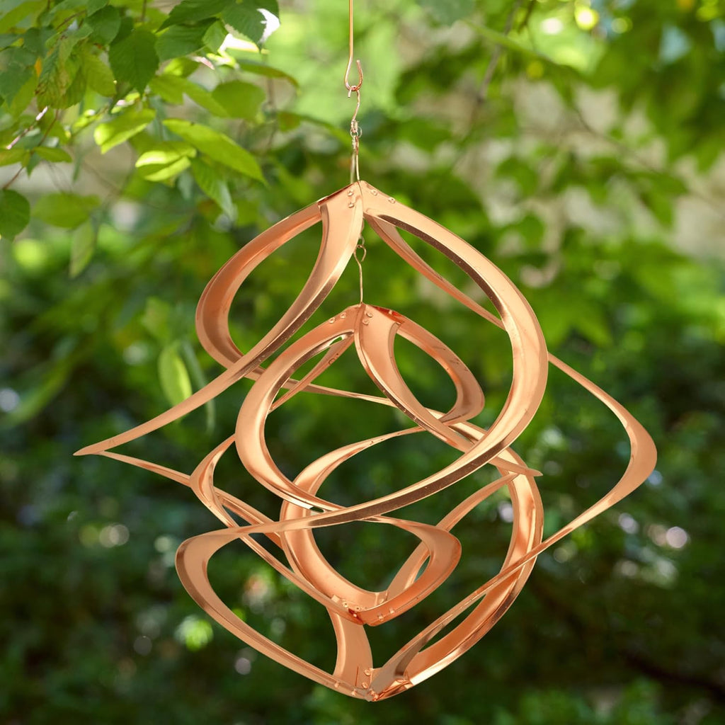 Red Carpet Studios Cosmix Copper Double Wind Sculpture, Large (31056), 20 Inch