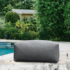 Dineli Modern Ottoman Chair Coffee Table Outdoor Furniture Patio Couch Side Table Creating a Unique Patio Garden Modular Contemporary Sofa (Dark Gray)