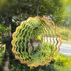 Dachshund Wind Spinner Dog Gifts for Women/Men Sympathy Gift Pet Memorial Gifts 3D Stainless Steel Hanging Wind Spinner for Indoor Outdoor Yard Art Garden Decorations (12''-1pc, Dachshund)