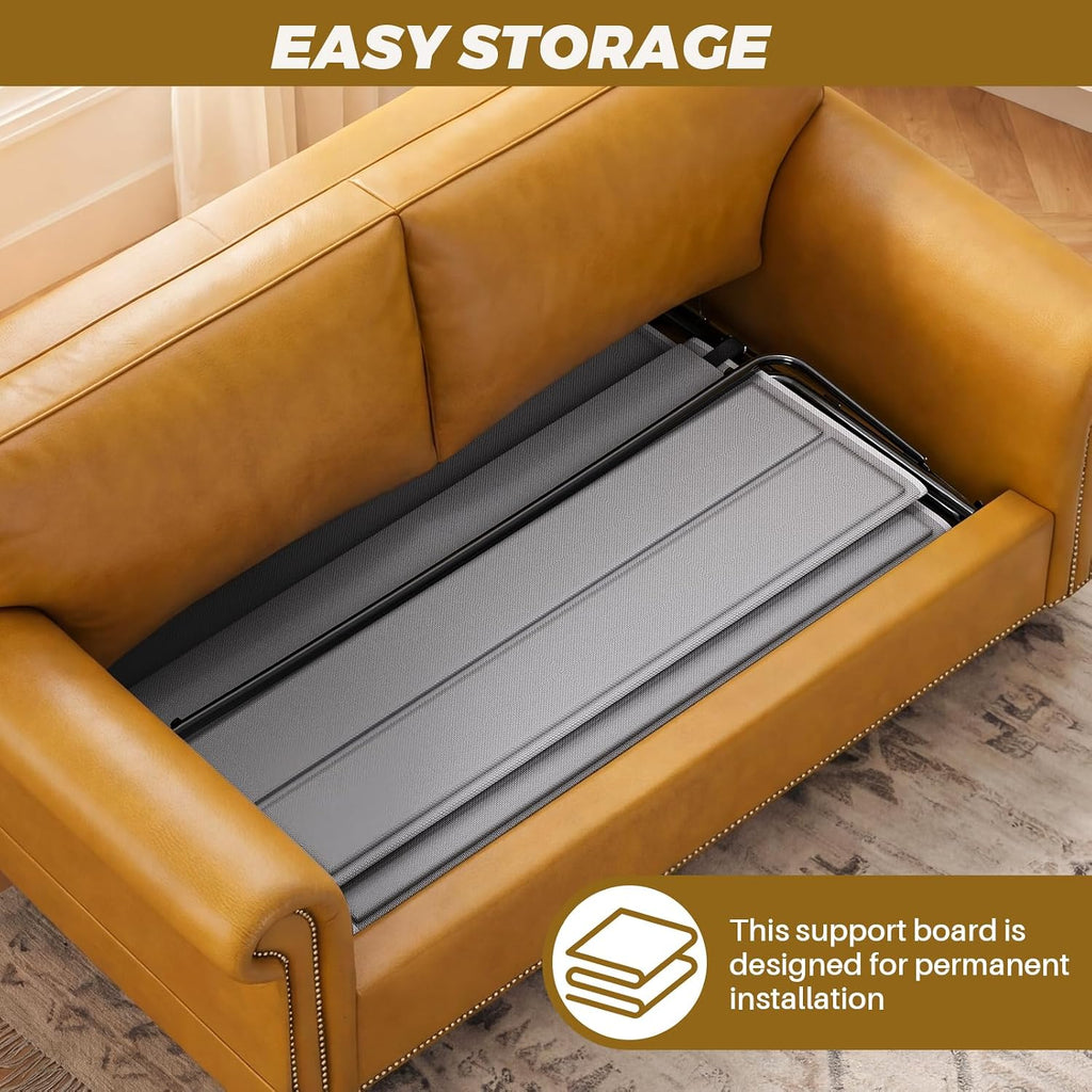 MYLIFESION Sleeper Sofa Support Board, Queen Size (54”x64”) | Sofa Bed Board for Pull Out Couch, Folds Up with Frame, Under Mattress Bar Shield