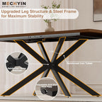 Extendable Dining Room Table for 4 6 8, 55"-70.9" Long Rectangle Kitchen Table,Wood Expandable Dining Table with Butterfly Leaf Self-Storing, Space Saving, For Kitchen Dining Living Room,Modern,Walnut | Simply Flip Leaf Expandable Rectangle Dining