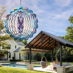 Butterfly Wind Spinner Outdoor - Birthday Gifts for Women, Men, Mom, Father, Garden Decor Gifts, Hanging Wind Sculptures 12 inch 3D Wind Spinners for Outdoor Decor for Outside, Yard, Patio Deals
