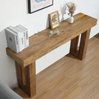 HOKYHOKY Reclaimed Solid Wood Console Table, 59" Long Entryway Table | Rectangular Couch Tables Behind Sofa, Farmhouse Accent Tables, Hallway, Entrance, Foyer, Living Room