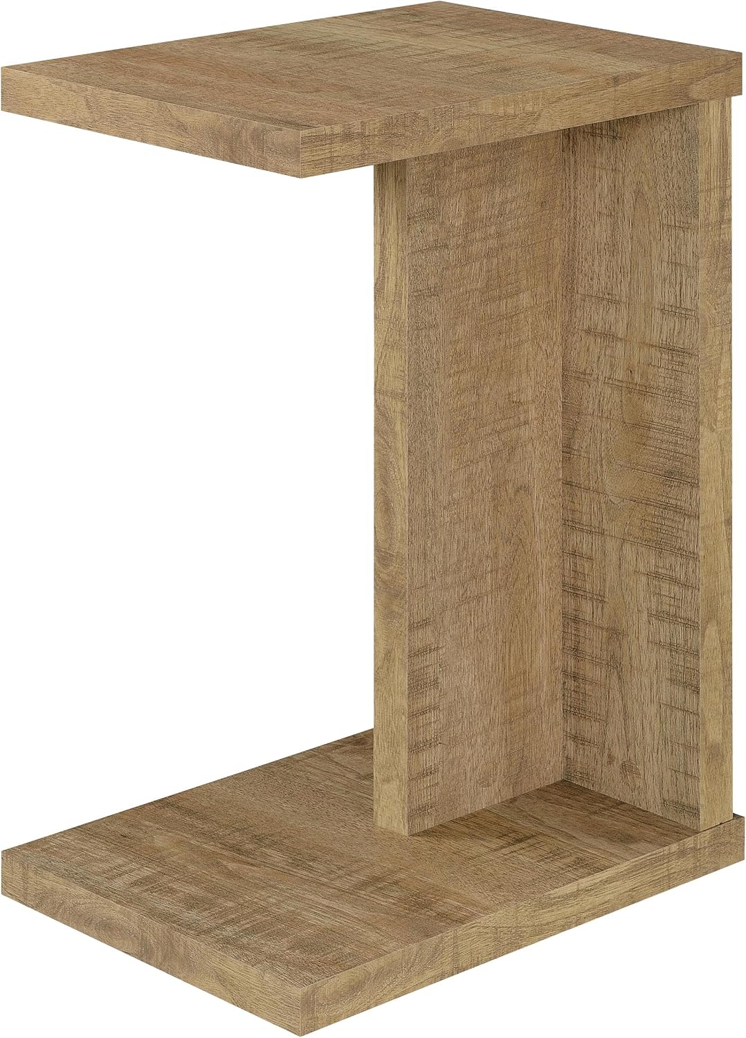 Coaster Home Furnishings - Clower - Wood - C-Shaped Side Table with Rectangular Top, Open Form, and Square Edges - Living Room - Mango - 930277