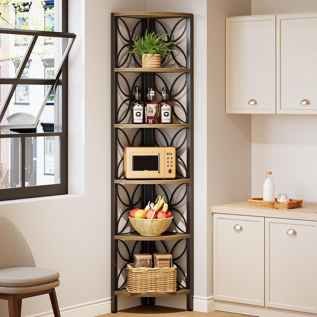 Tribesigns 6-Tier Corner Shelf