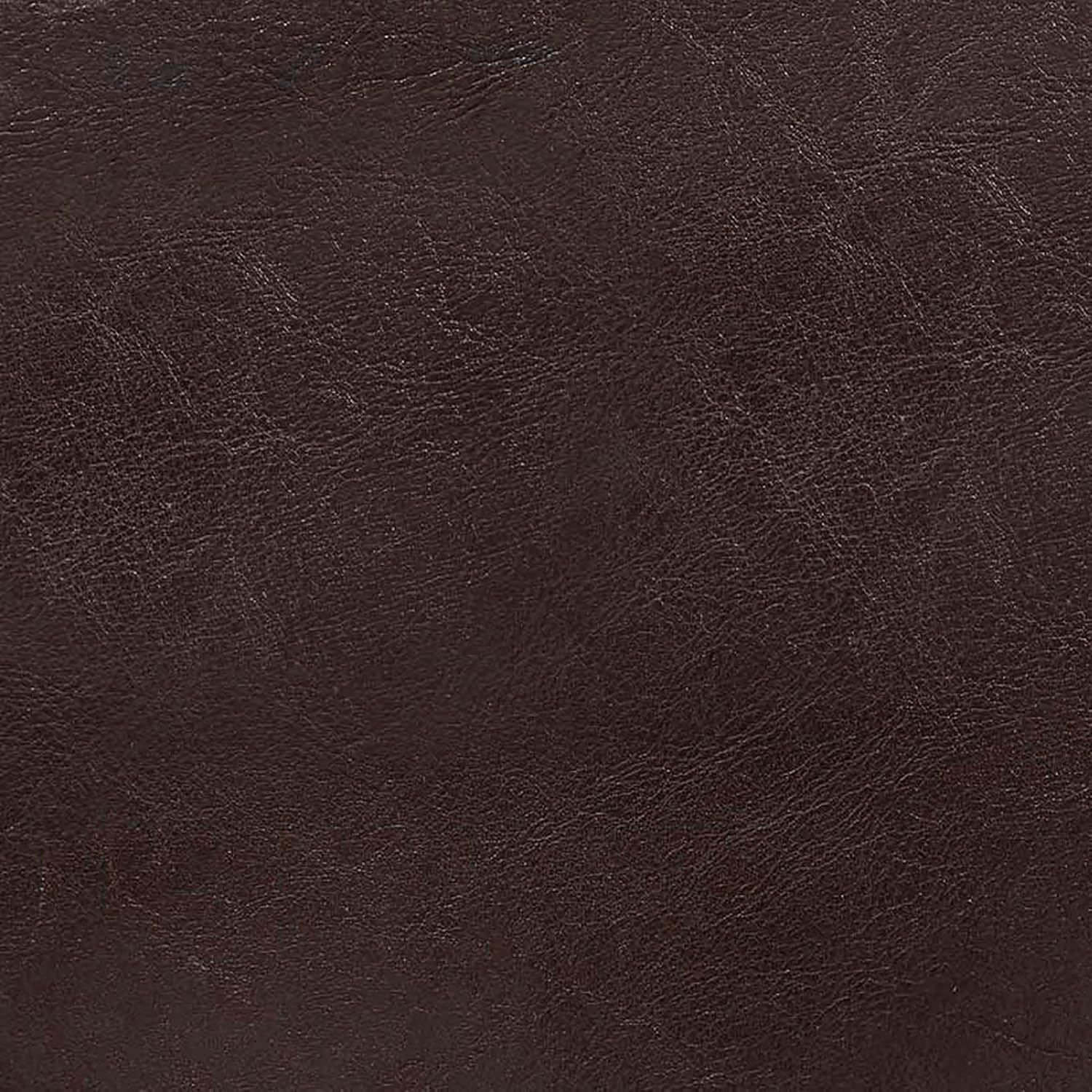 Convenience Concepts Designs4Comfort Accent Storage Ottoman 22.75" - Modern Foot Stool with Decorative Tray for Living Room, Dining Room, Office, Den, Espresso Faux Leather